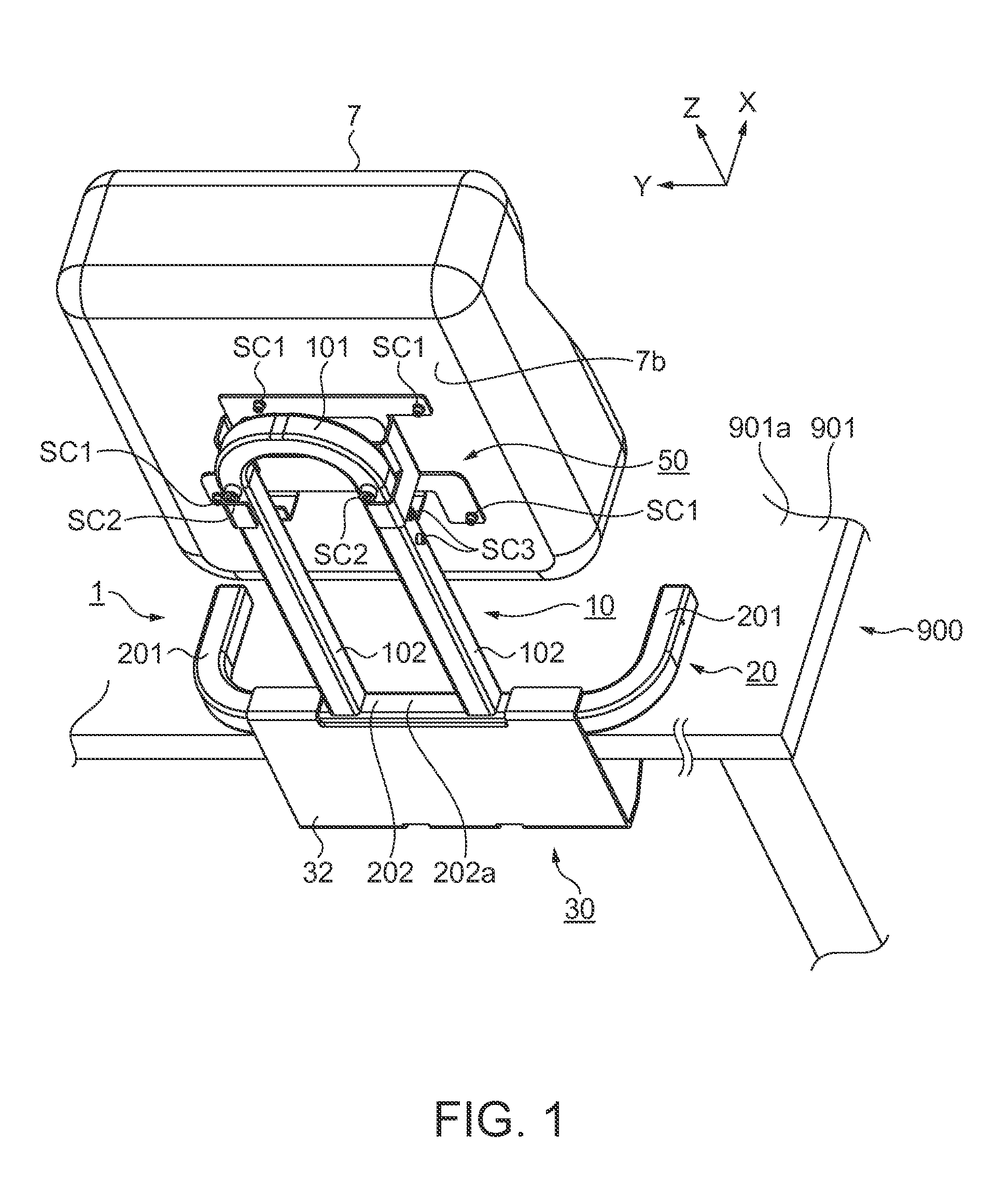 Table installing device