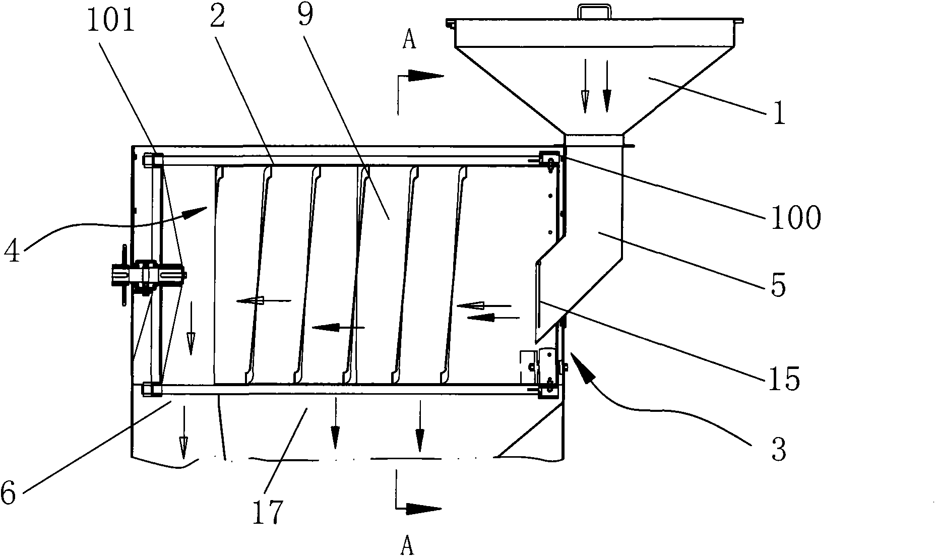 Cylindrical pre-cleaning screen