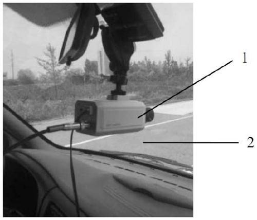 A distance measurement method based on the monocular vision of the vehicle in front driven by the plane geometric model of the lane