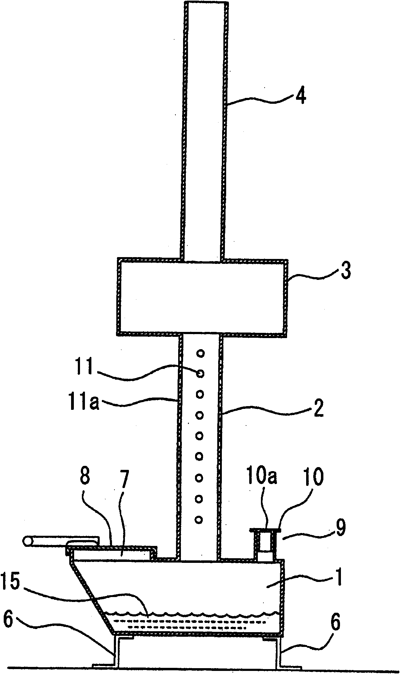 Natural combustion waste oil incinerator