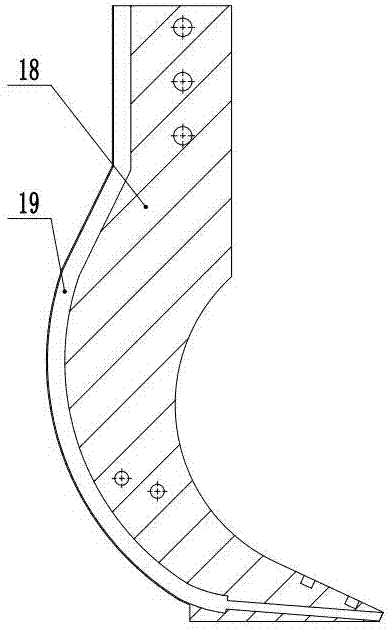 A kind of airflow impact subsoil fertilizer applicator