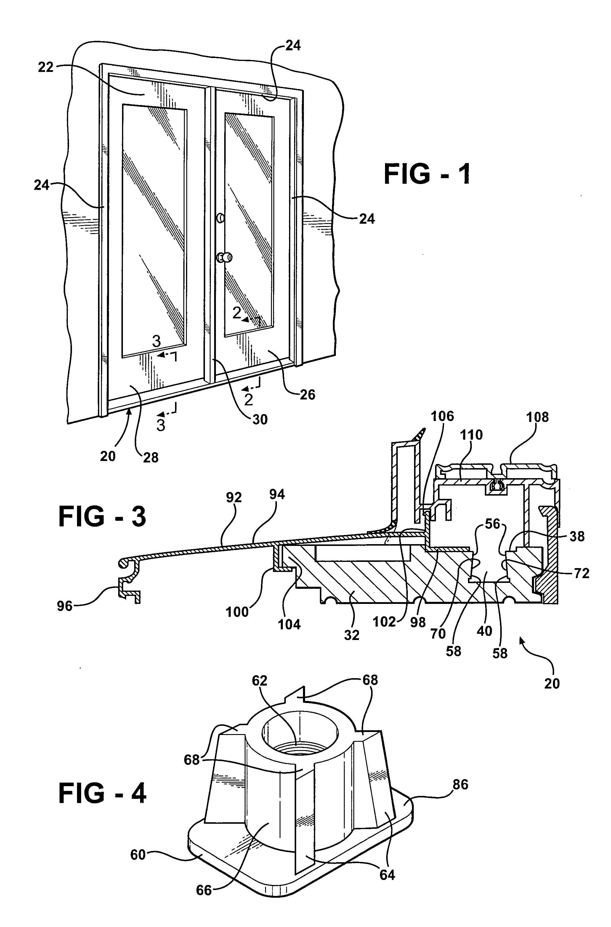 Adjustable threshold assembly