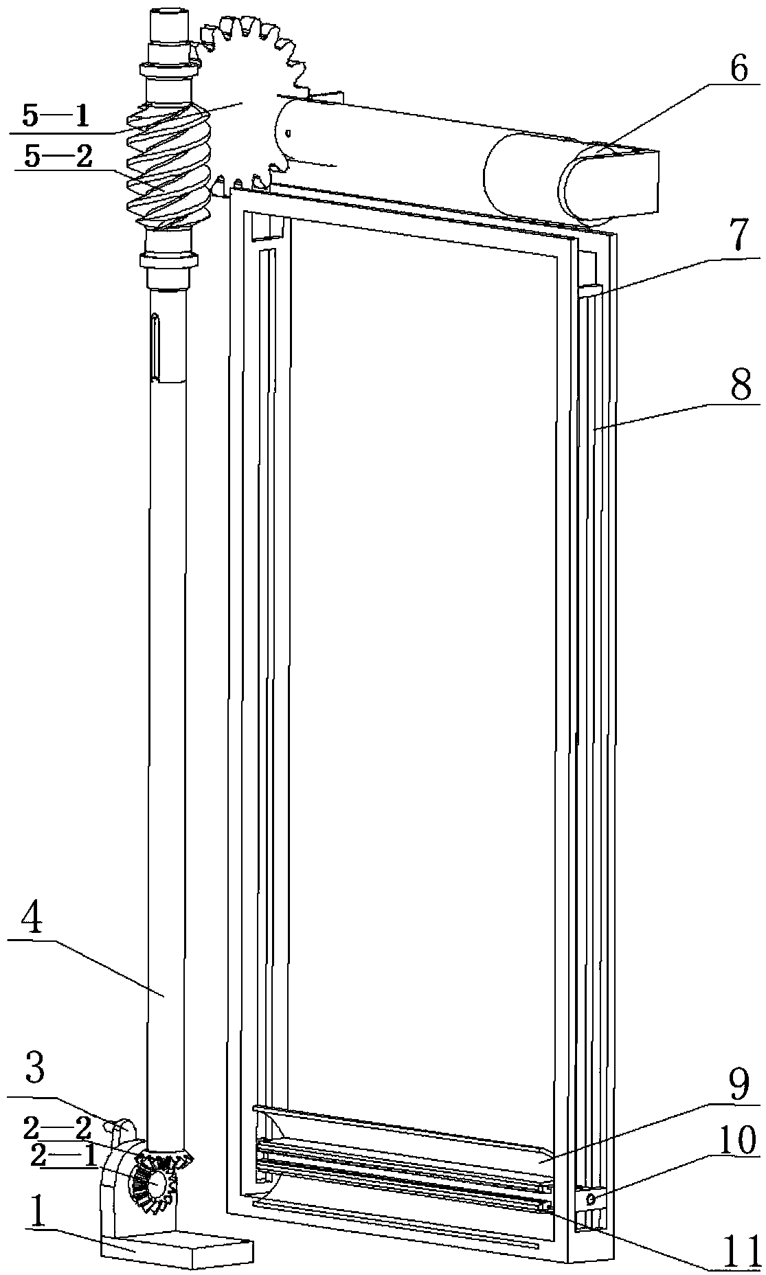 Embedded auxiliary window wiping system
