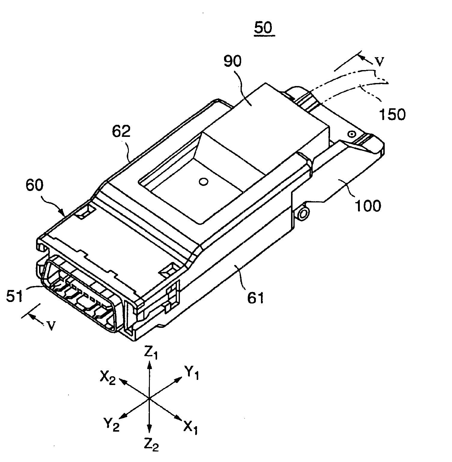 Differential transmission connector