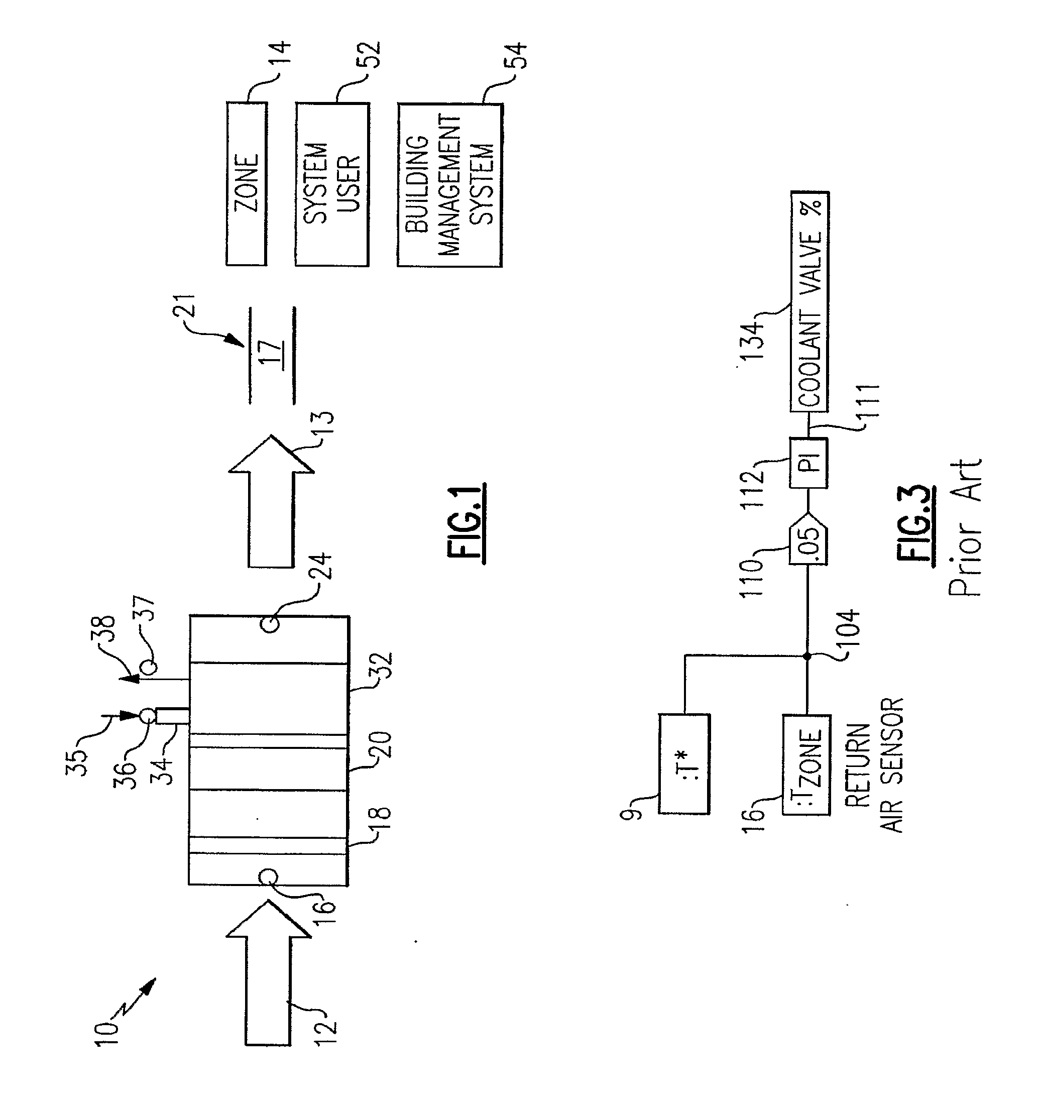 Air-conditioning control algorithm employing air and fluid inputs