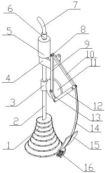 Food processing additive blending device