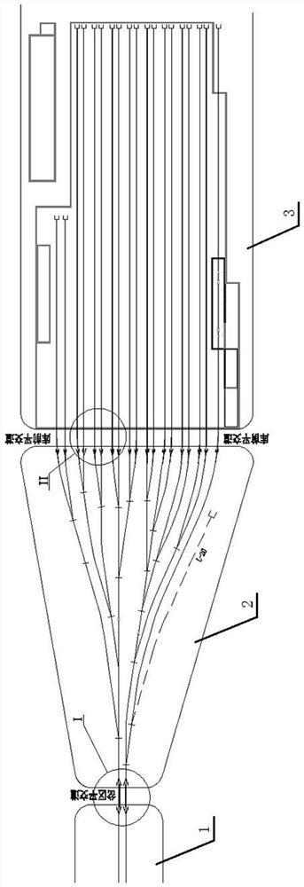 Rigid-flexible combined contact net system for non-upper cover field section