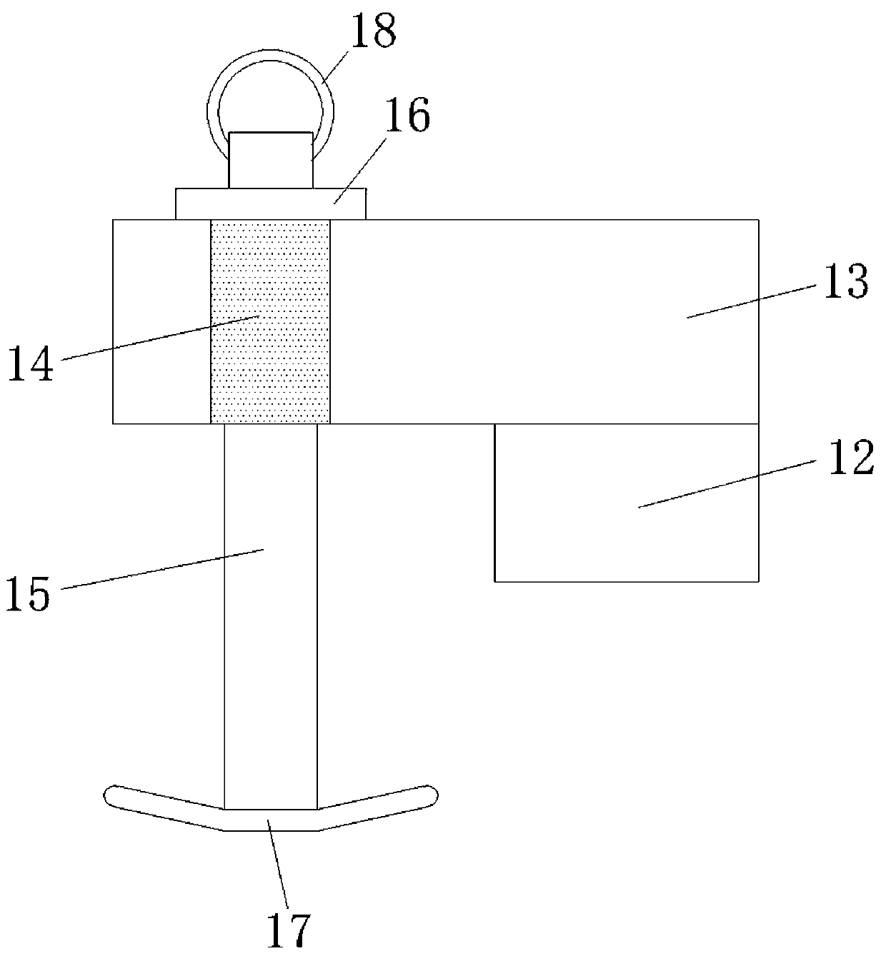 Bolt hole film lifting tool of prefabricated wall