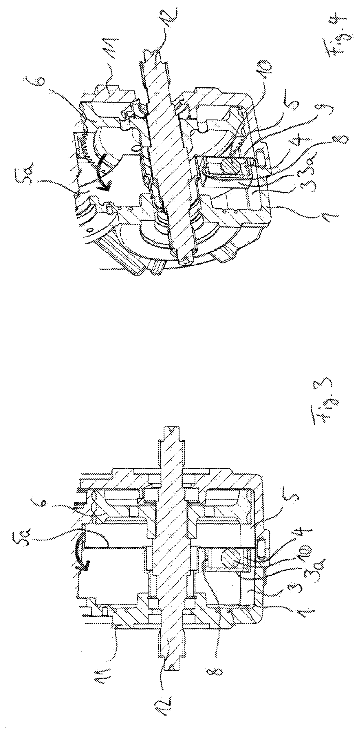 Fluid sump for accommodating a lubricating fluid