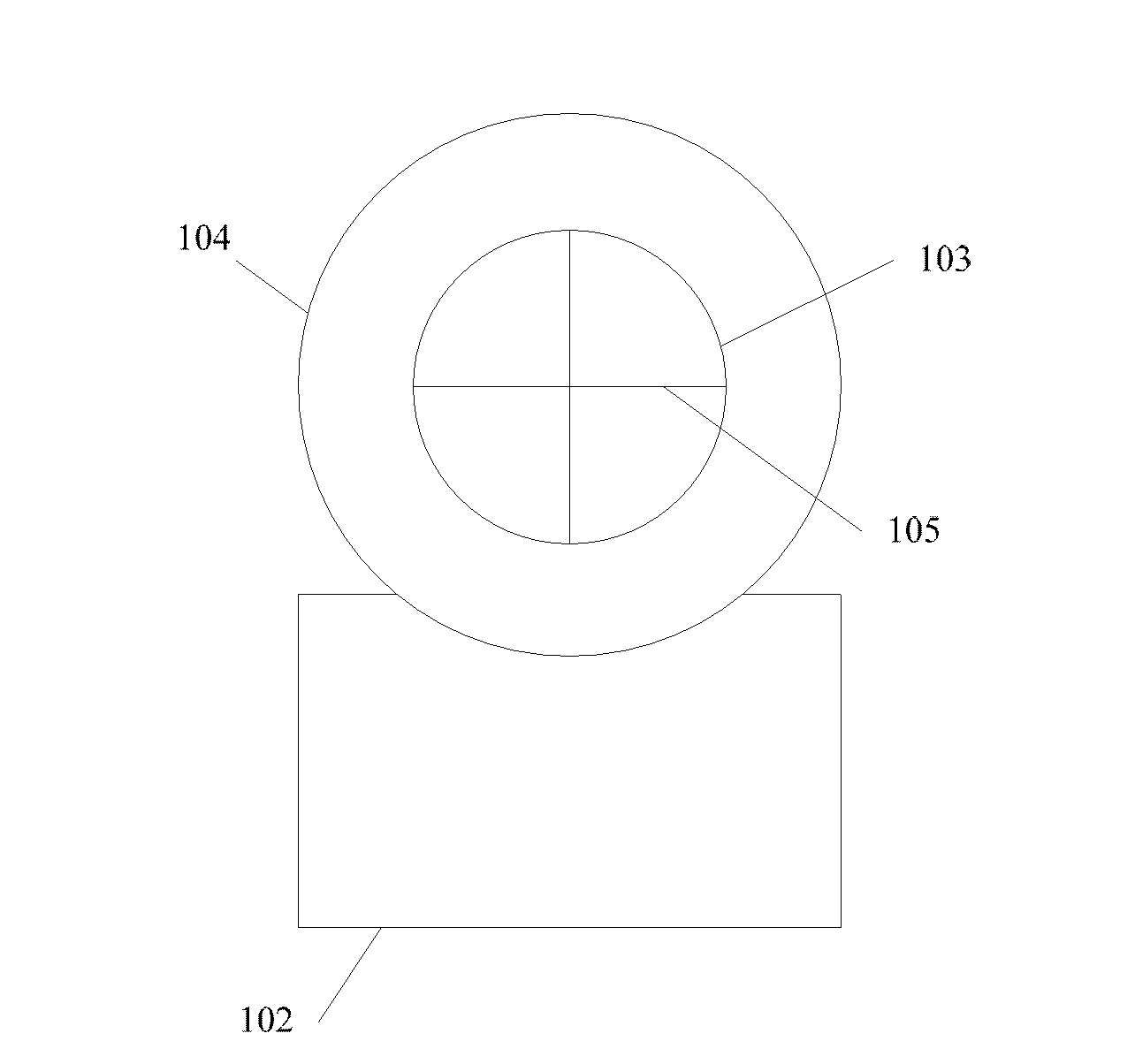 Solid-liquid mixed baffle plate type internal heat exchanger for space radiator