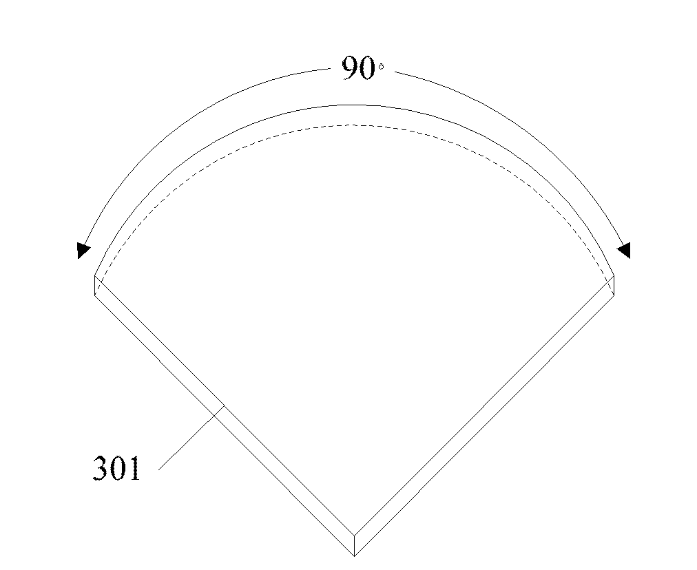 Solid-liquid mixed baffle plate type internal heat exchanger for space radiator