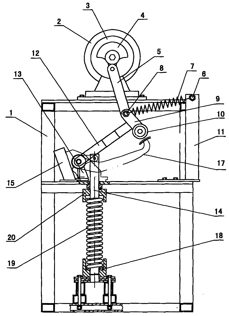 Fatigue test stand of automobile pedals