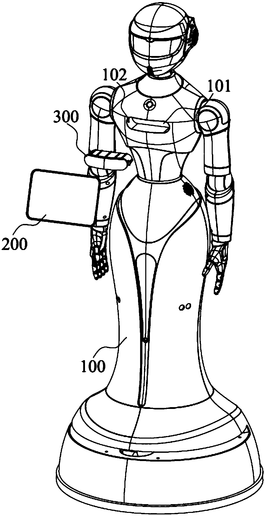 Rapid dismantling structure and robot