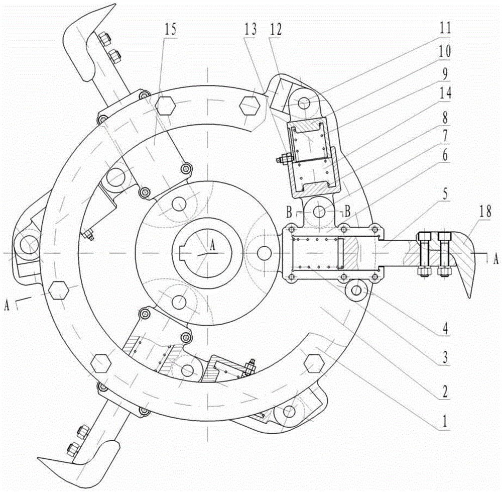 Combined roulette wheel for road surface deicing and snow removal