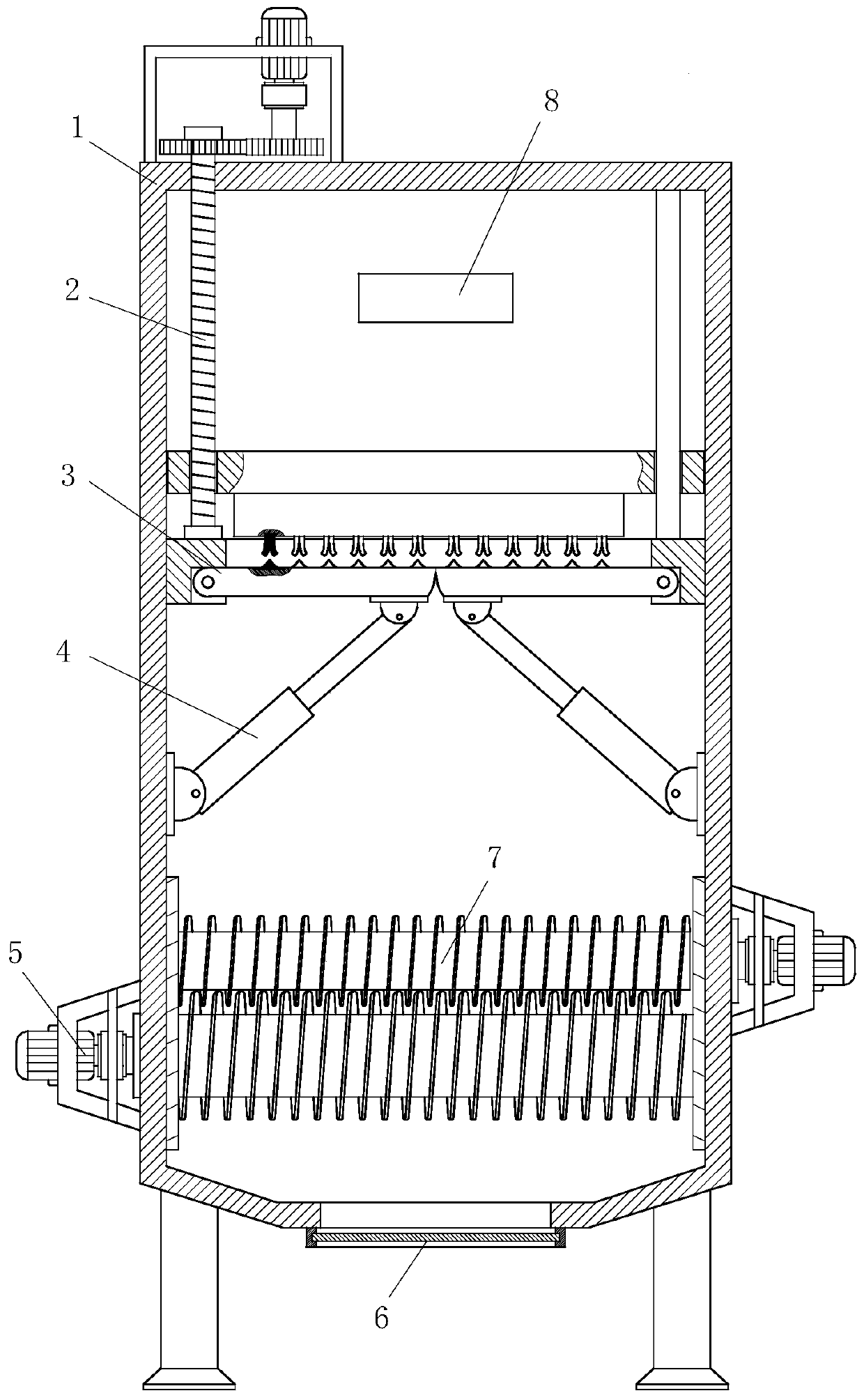 Solid waste treatment system with pre-treatment step