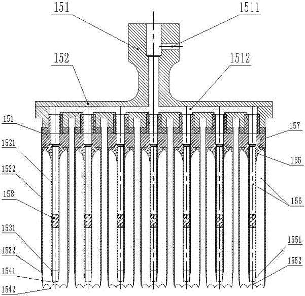 A high-frequency longitudinal-torsion composite vibrating sponge array strip-taking device and its application