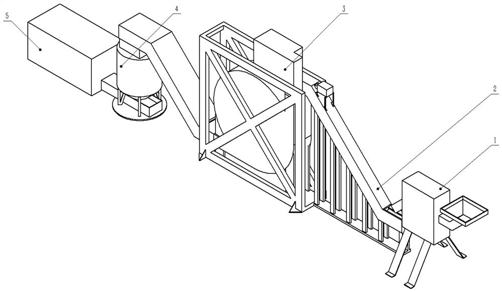 Environment-friendly treatment device for traditional Chinese medicine residues