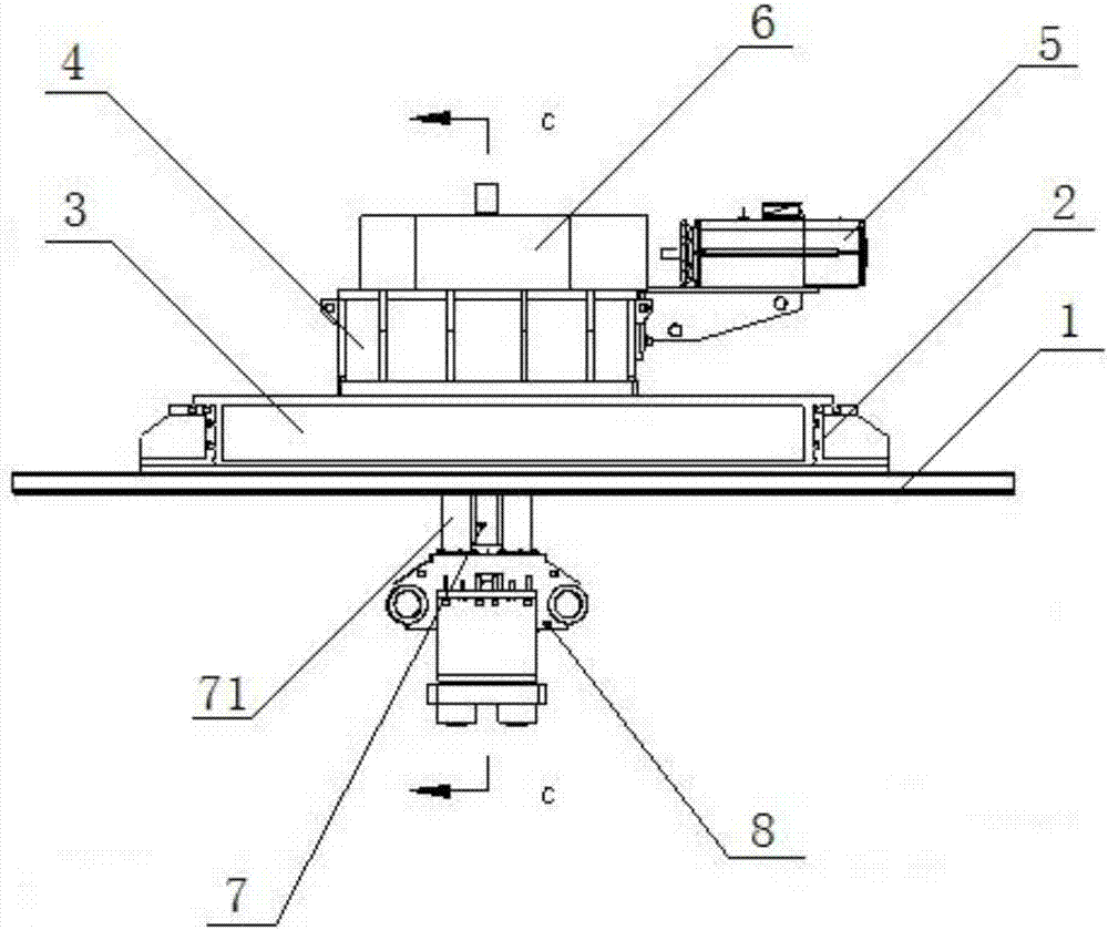 Grinding equipment special for rectangular lead screw with multiple tonnages