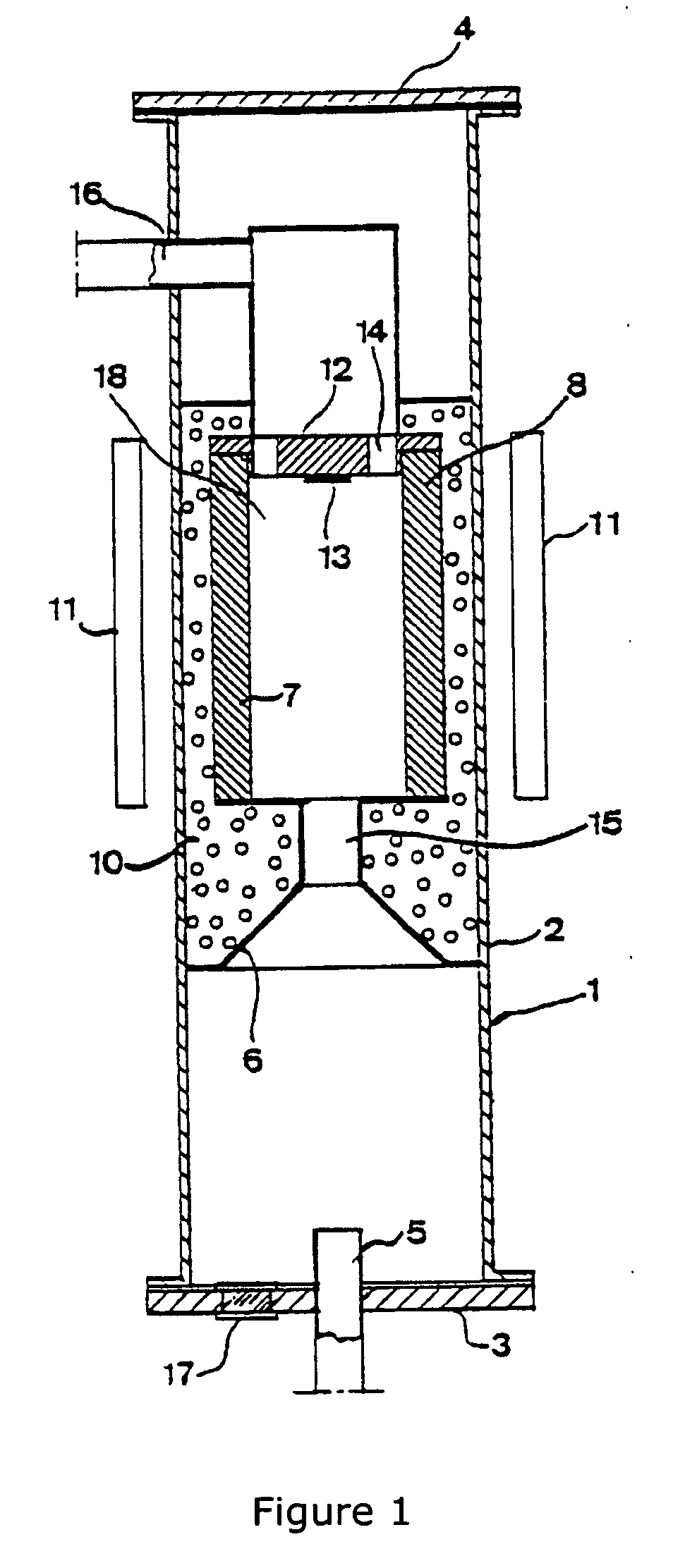 Device and method to producing single crystals by vapour deposition