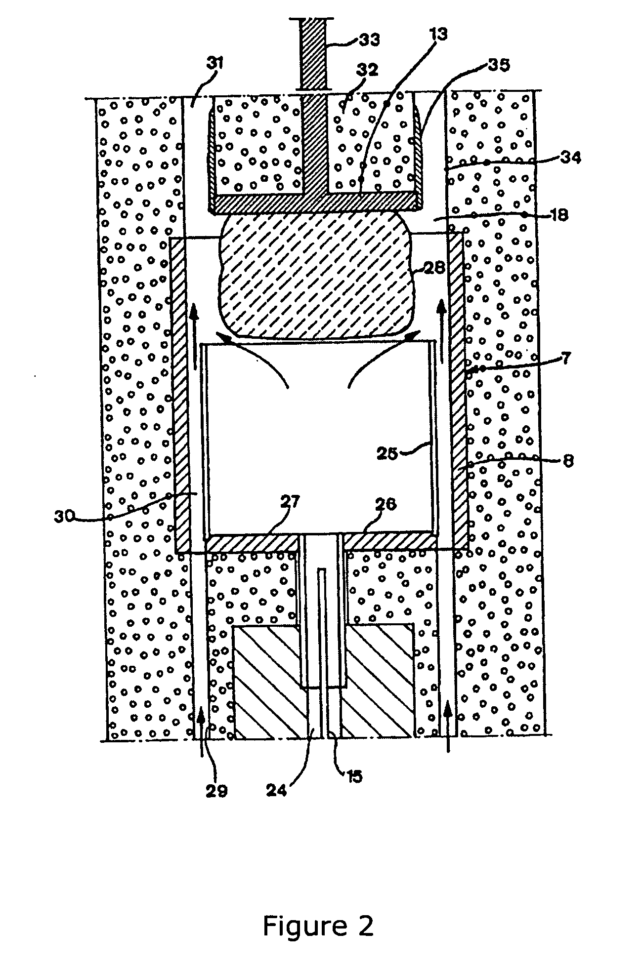 Device and method to producing single crystals by vapour deposition