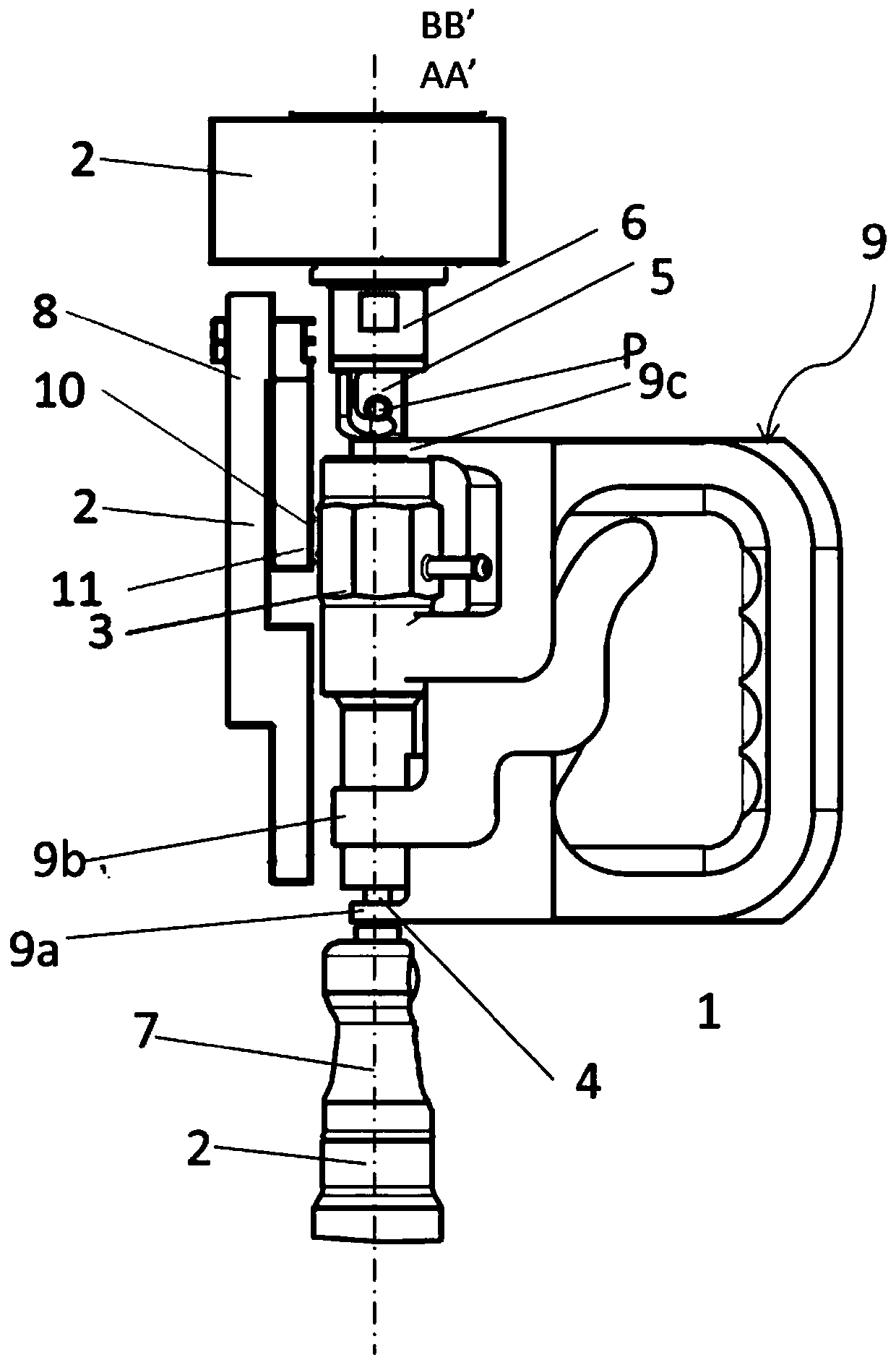 Method for mounting positive displacement metering pump in working position