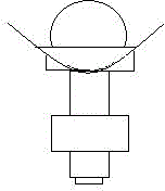 Device for prolonging service life of inclined grate liner plate