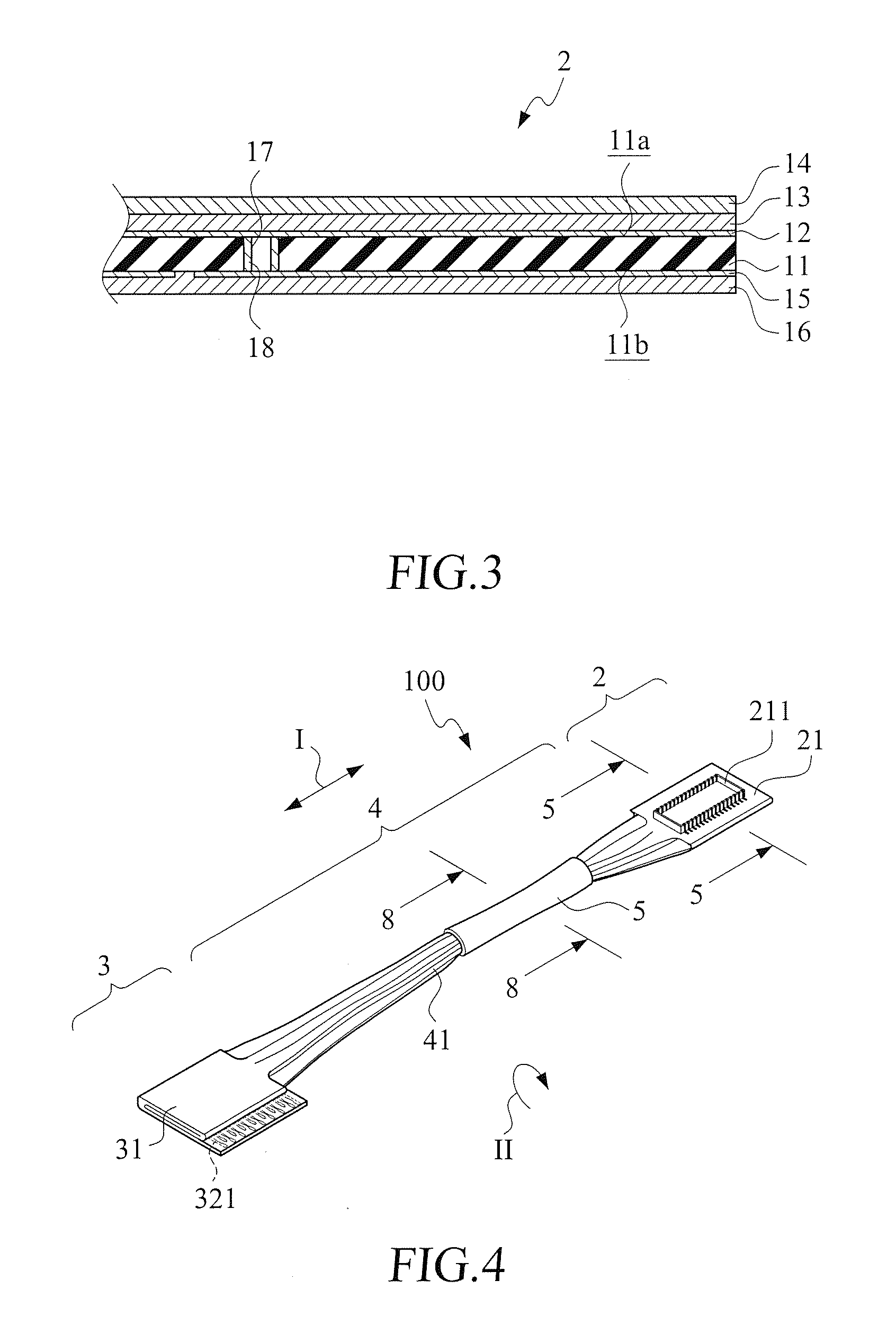 Bundled flexible flat circuit cable