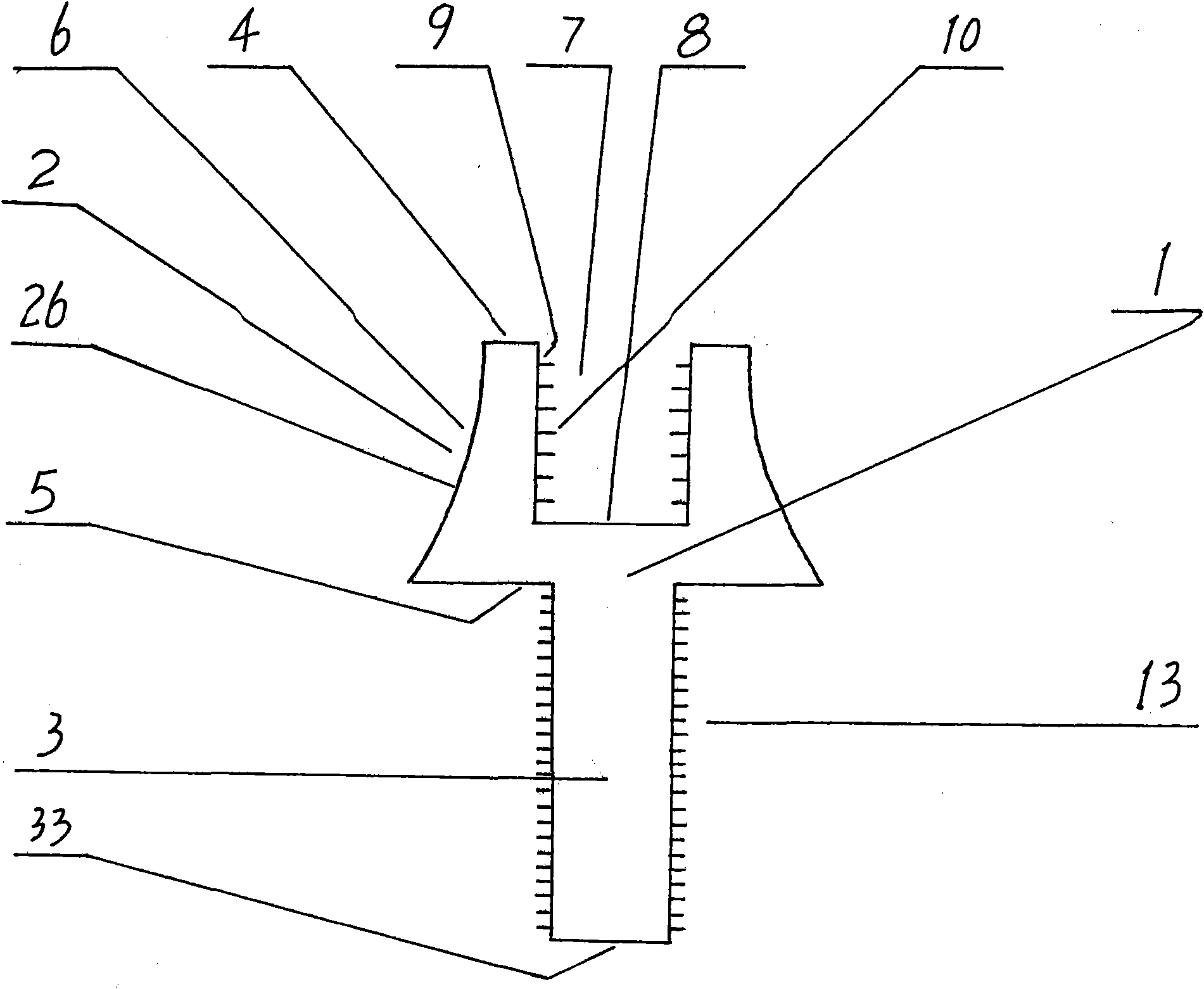 Thermal treatment quenching enhanced hard arc antitheft screw with outer peripheral wall top