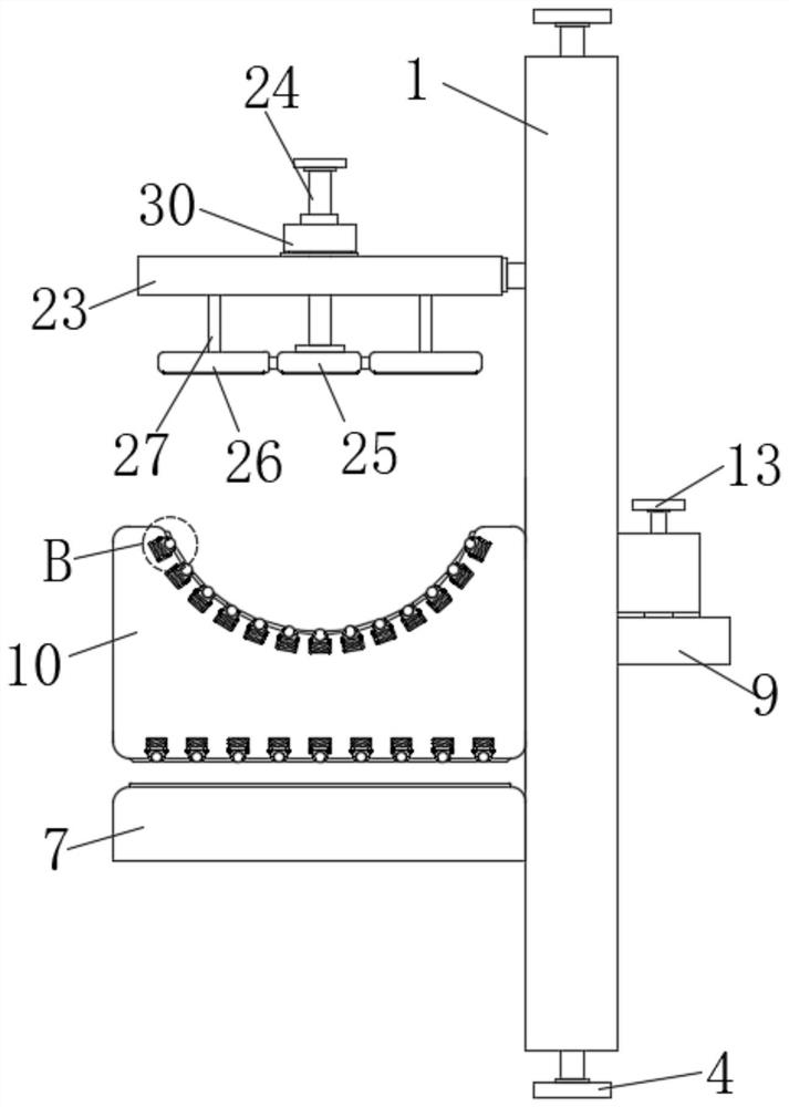 Aluminum product clamp capable of preventing surface of aluminum product from being damaged during grinding