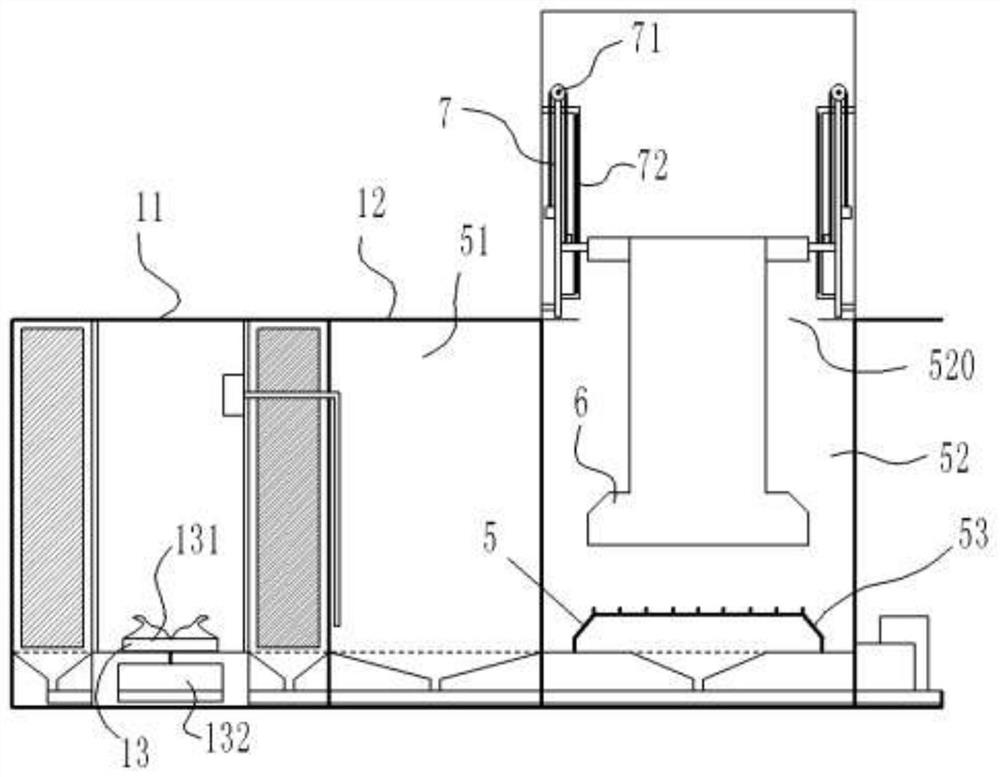 AO combined enhanced nitrogen and carbon removal device with built-in MBR