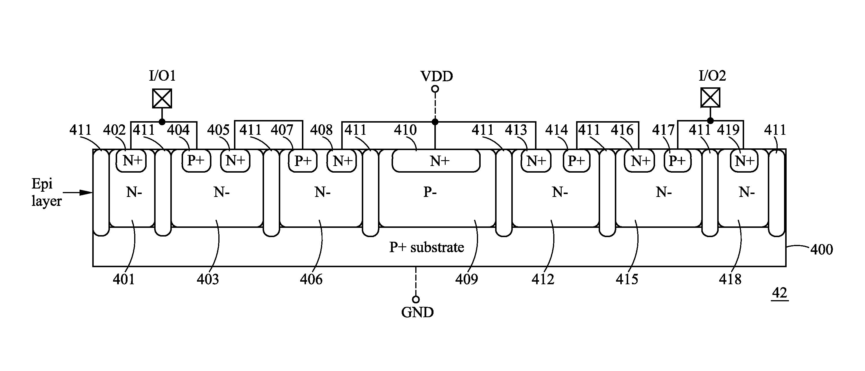 Transient voltage suppressors