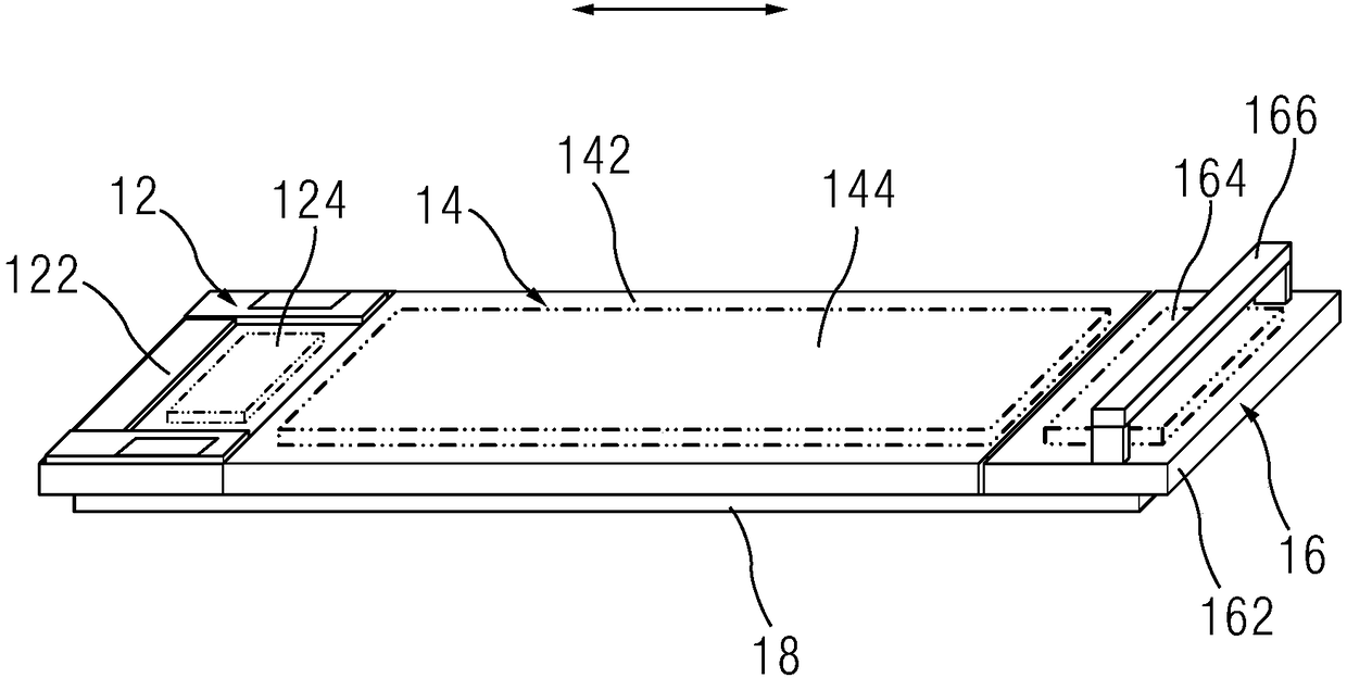 Magnetic resonance diagnosis bed board and magnetic resonance diagnosis bed