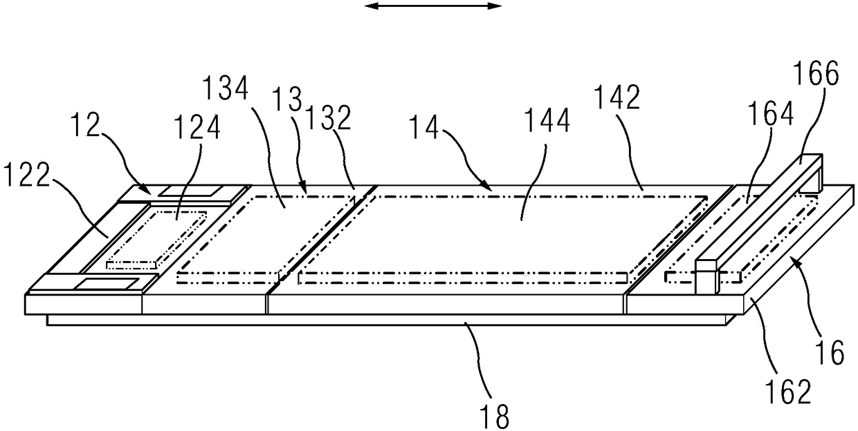 Magnetic resonance diagnosis bed board and magnetic resonance diagnosis bed