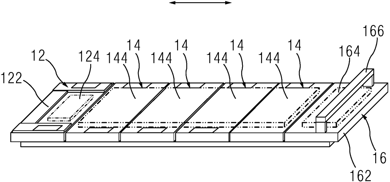 Magnetic resonance diagnosis bed board and magnetic resonance diagnosis bed