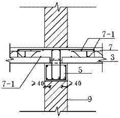 Laminated slab floor system and preparation method based on prestressed floor with truss