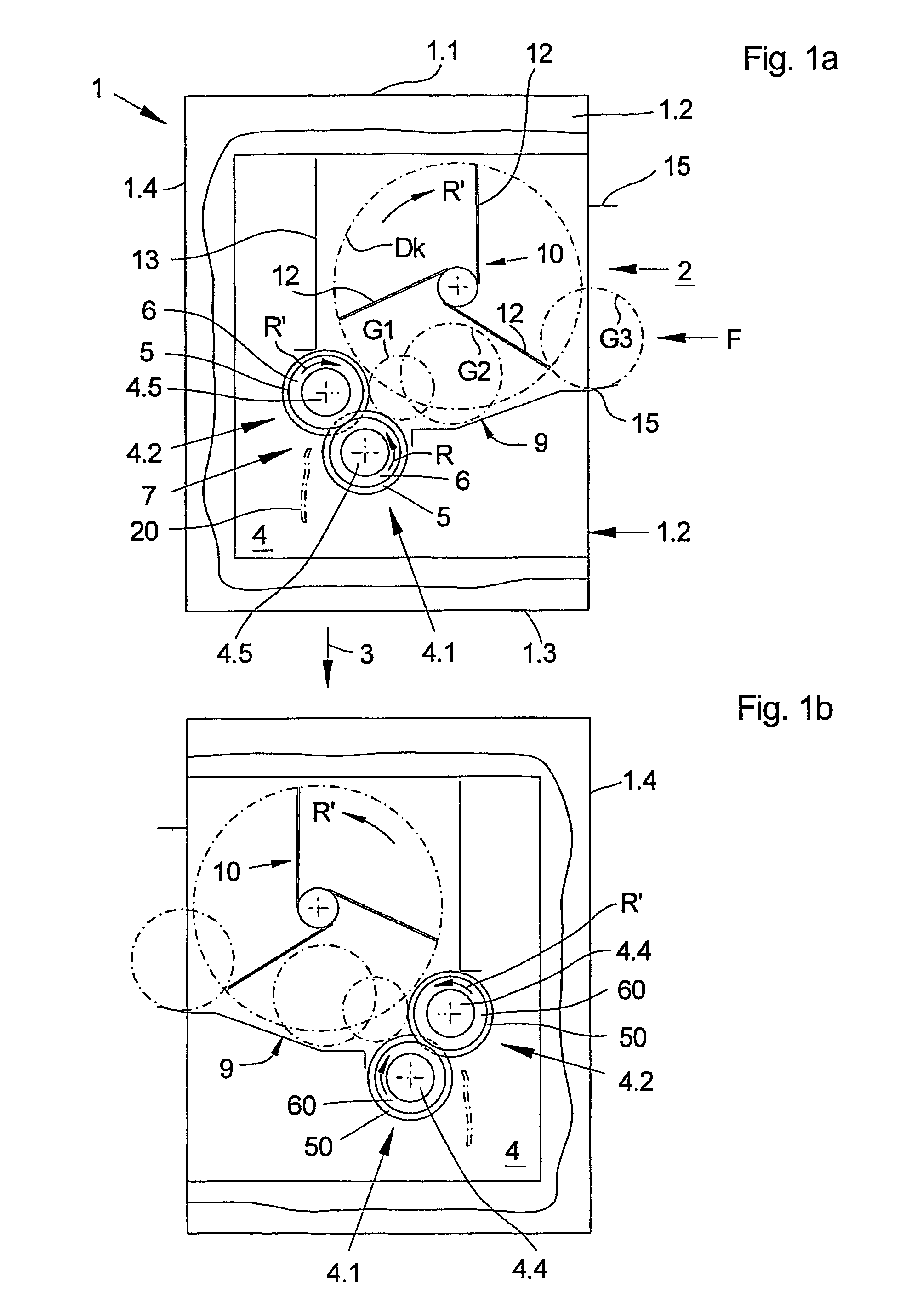 Device for compressing of empty deformable containers