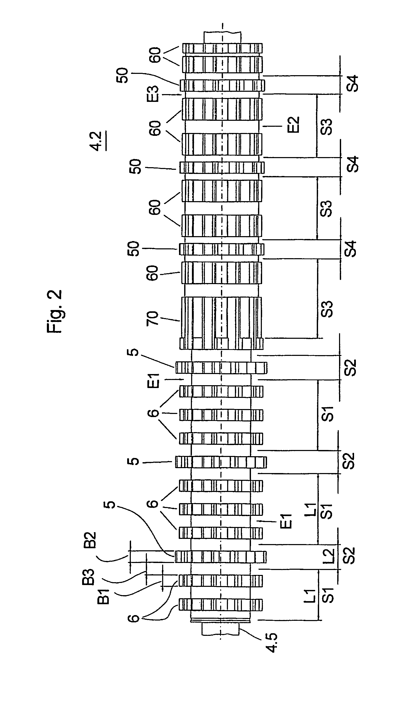 Device for compressing of empty deformable containers