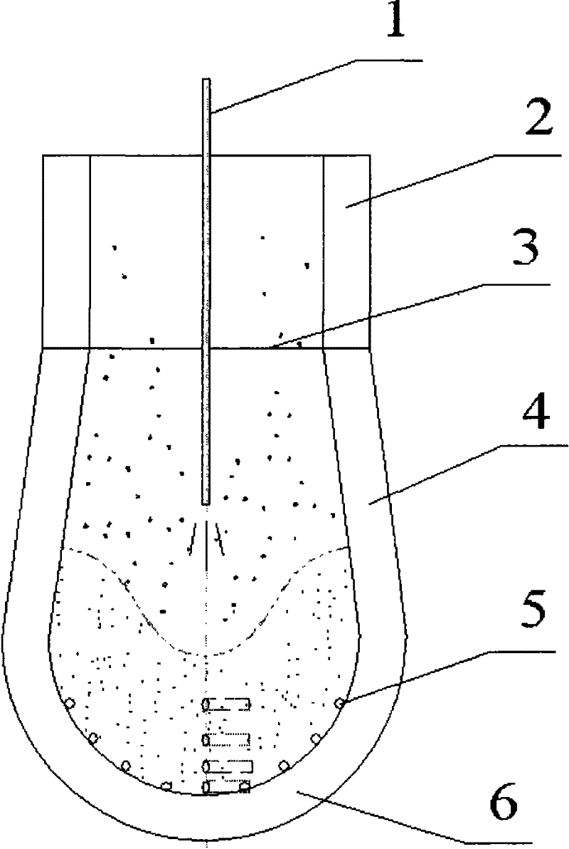 Method and improved device for argonoxygen refining of low-carbon ferrochrome
