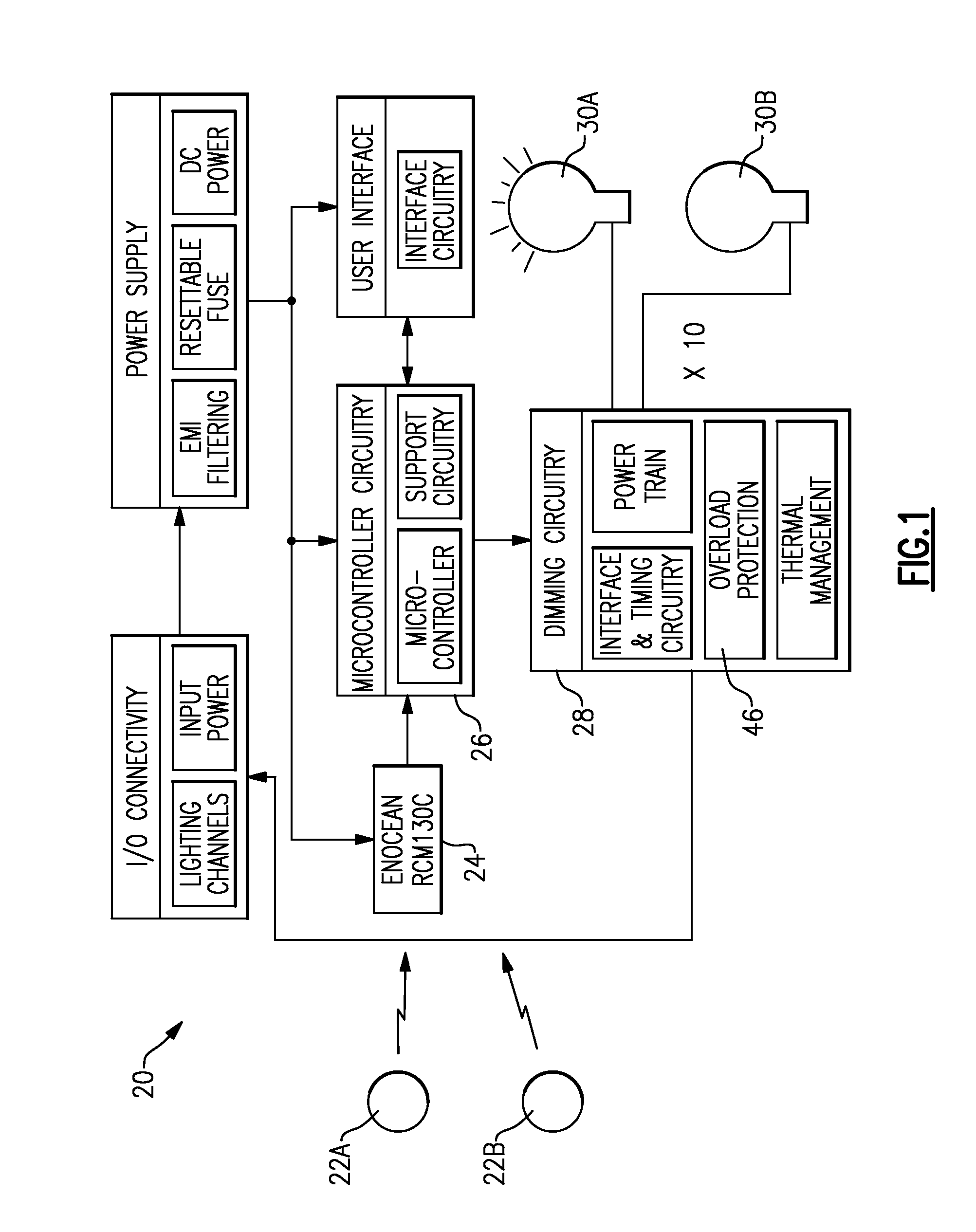 Inductive load sensor for dimmer circuit
