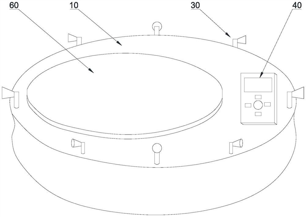 Protective monitoring device for radioactive source