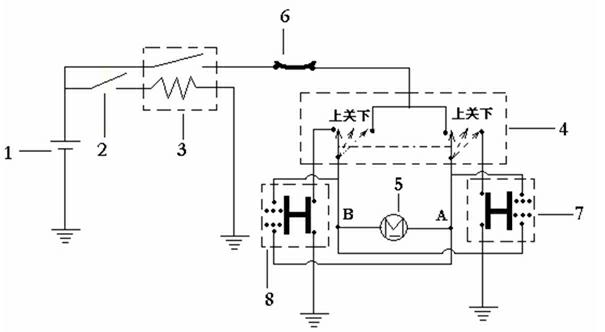 Protection circuit of power window