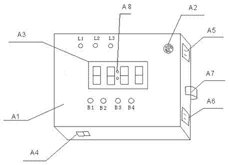 Pulsed ion palmar hyperhidrosis therapeutic apparatus with function of voice control