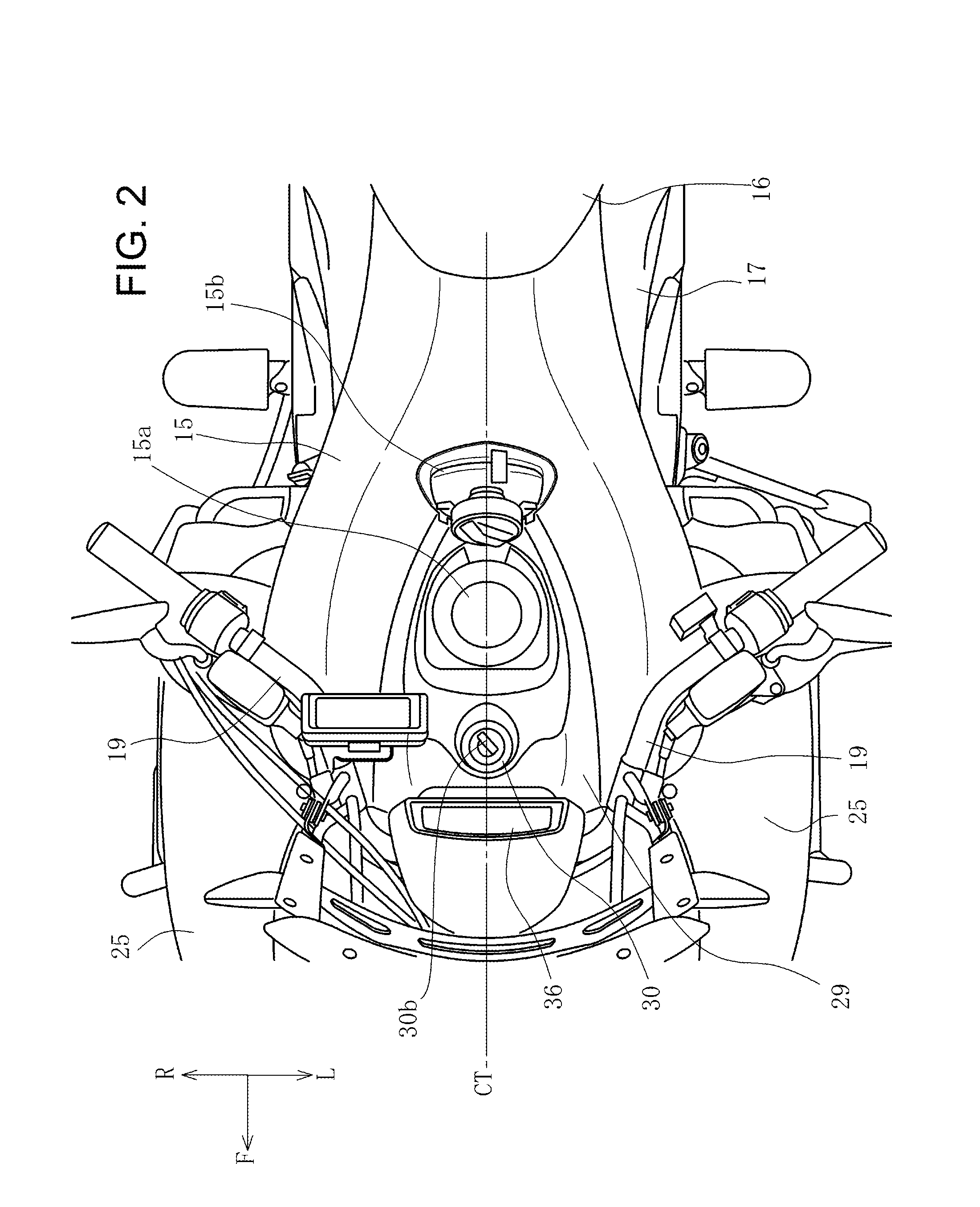 Fuel tank mounting structure of saddle-ride-type vehicle
