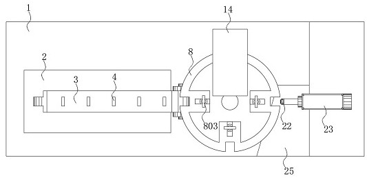 Automatic movable card reader slot grinding processing production equipment