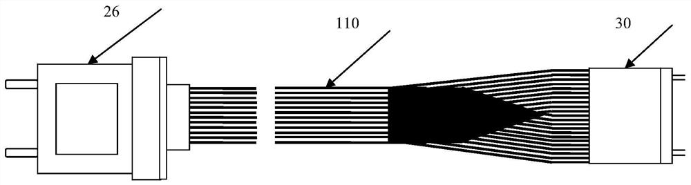 A high-speed multi-channel parallel optical transceiver module and test device based on BGA package