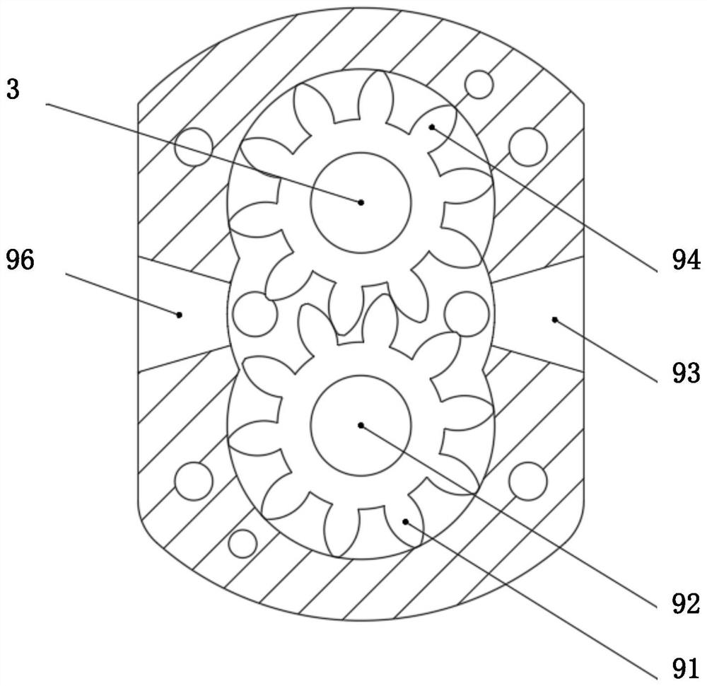 Gear motor direct-driven double-control axial-flow mechanical pilot-operated type water hammer pressure release valve