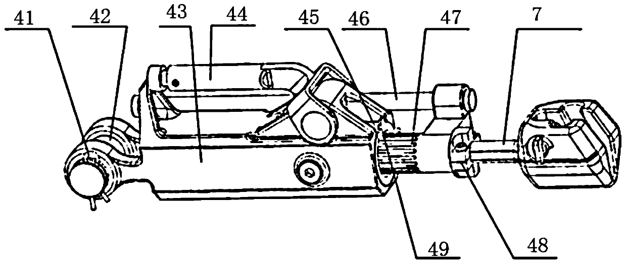 Safe and reliable chain binding structure and binding method