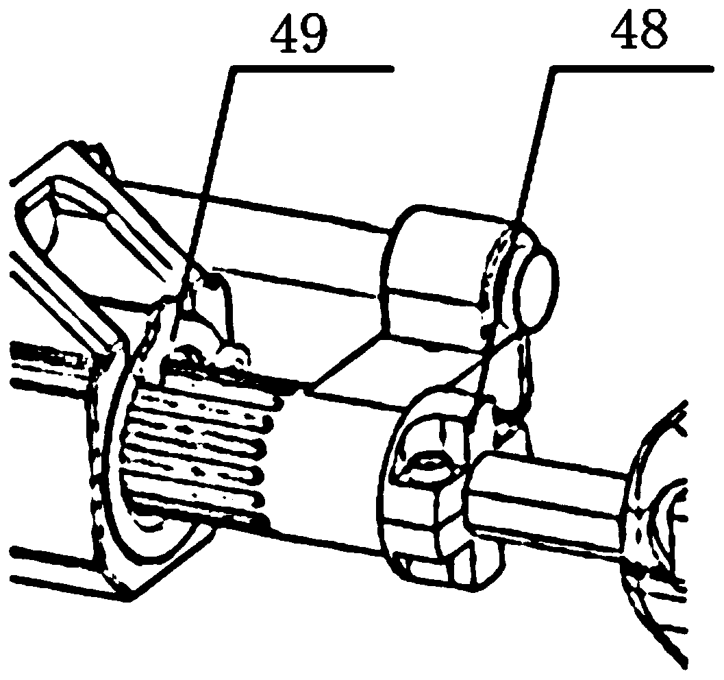 Safe and reliable chain binding structure and binding method