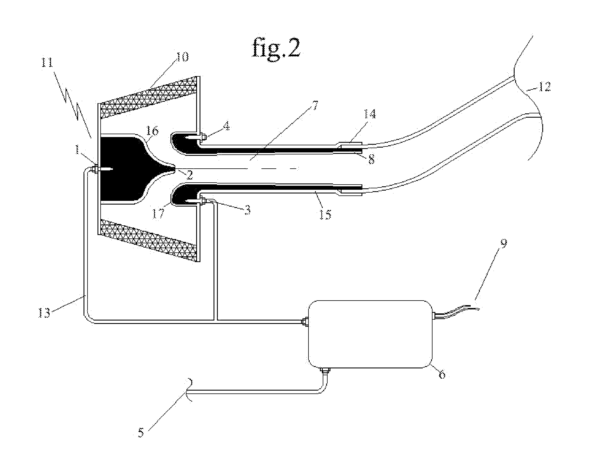 Apparatus for the multiplication of air flow in internal combustion engines increasing horsepower and torque, while reducing emissions