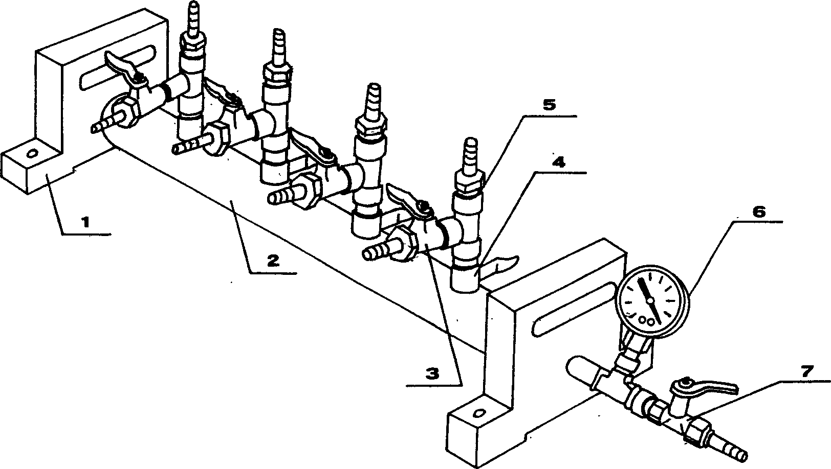 Filtering device with multiple head